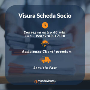 visura scheda socio