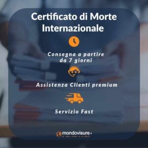 certificato di morte internazionale